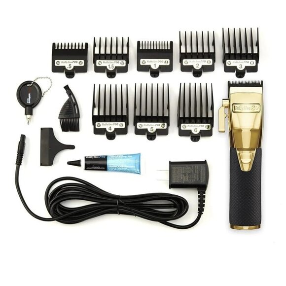 BabyLiss Pro GOLDFX Boost Metal Lithium Clipper Cordless/Cord Black Gold - Picture 6 of 6